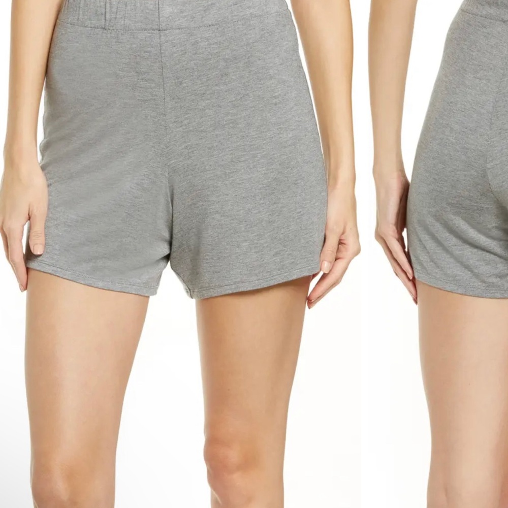 Skims Pajama Sleep Lounge Shorts Elastic Waist Drawstring Med
